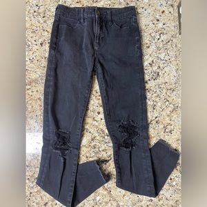 Women’s Black Ripped Jeans